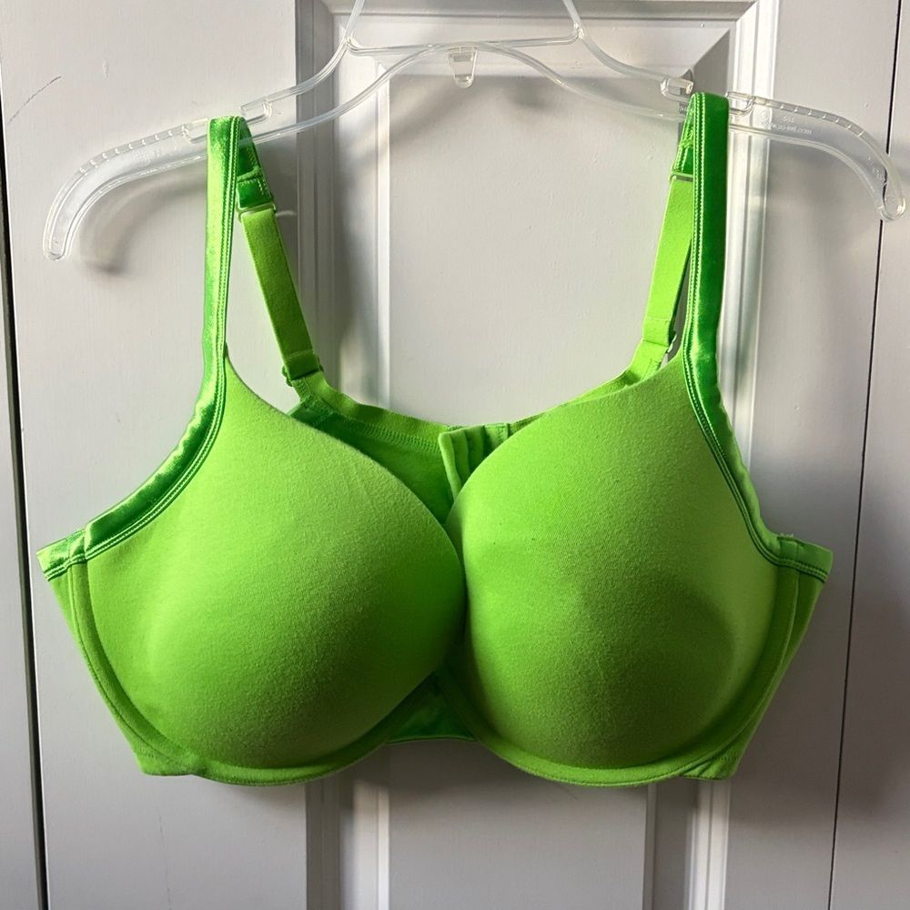 Cacique Bright Green Bra Size 44DD
